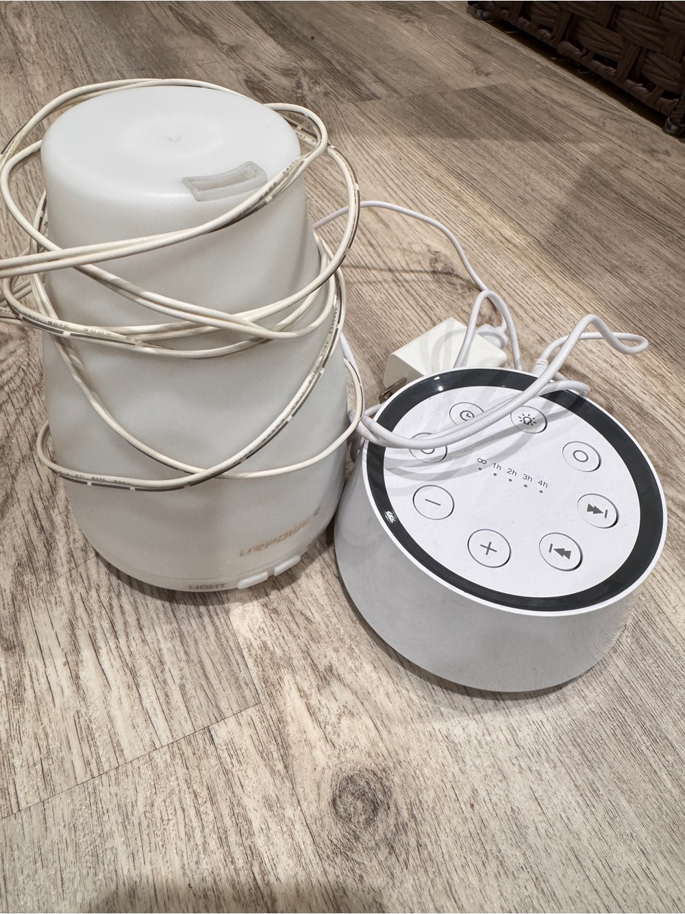 White Noise Sound Machine + Essential Oil Diffuser Humidifier Combo
